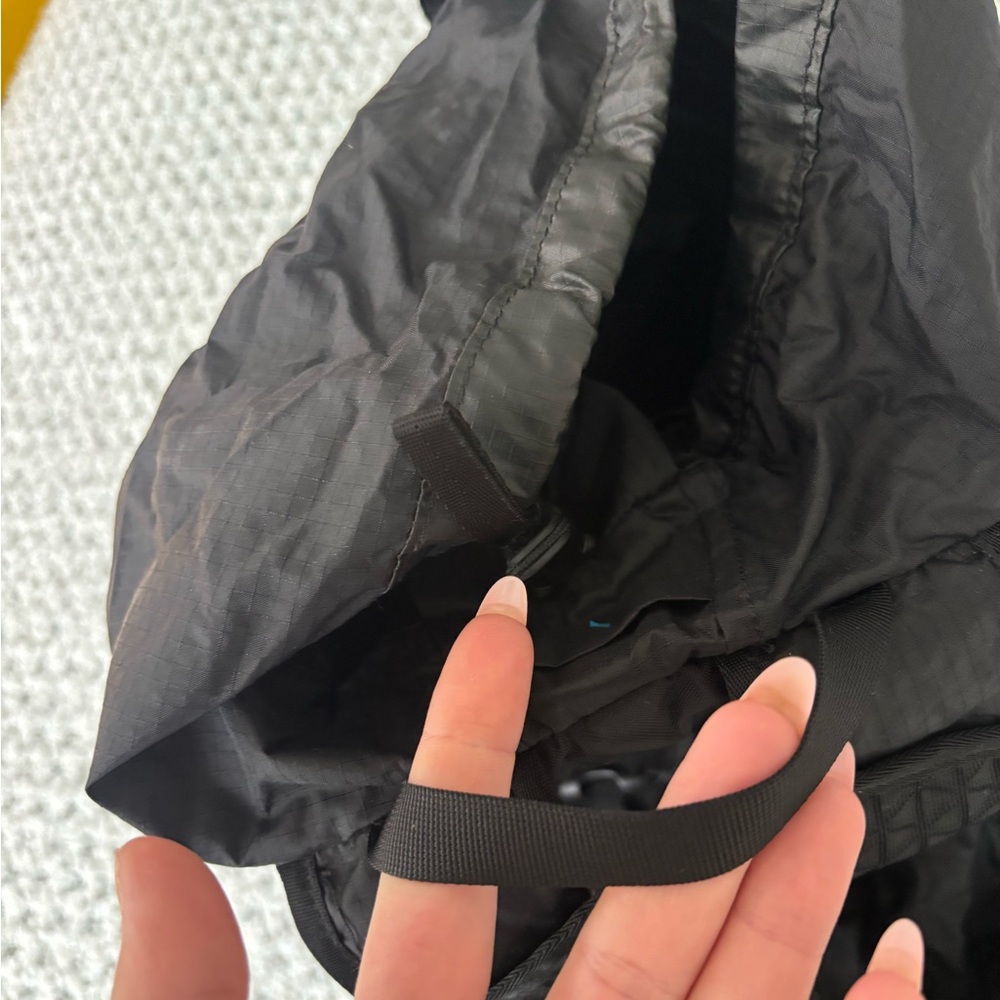 Black Drawstring Backpack - Picture 5 of 16